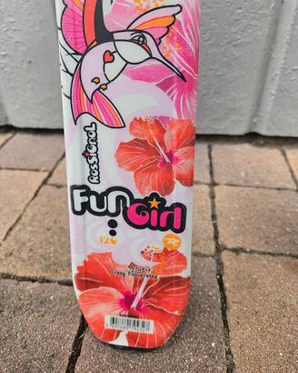 Sci bambina Rossignol Fun Girl 120 cm con attacchi