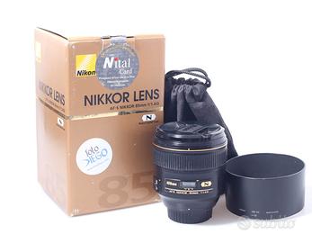 OBIETTIVO NIKON AF-S 85 MM F/1.4 G. N. NITAL.