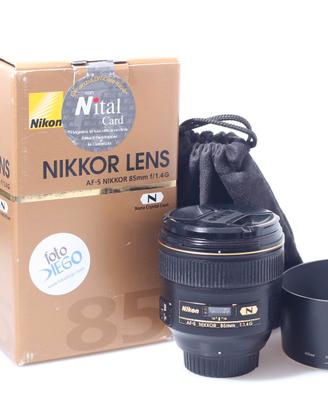 OBIETTIVO NIKON AF-S 85 MM F/1.4 G. N. NITAL.