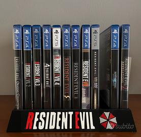 Resident Evil - Serie completa con piedistallo