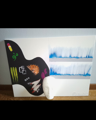 Particolare quadro 3D artista Fabiana Domenici