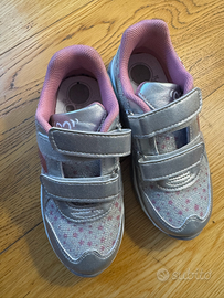 Chicco light shoes, size 30, silver colour