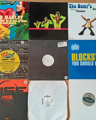 Lotto n. 9 vinili Funky Disco Dance House 90s[L10]