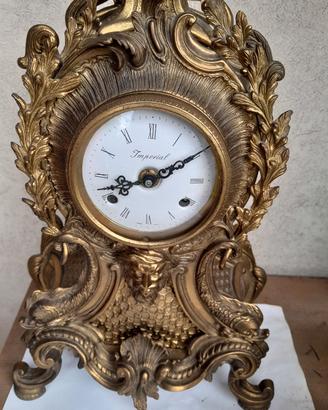 Orologio Imperiale da Tavolo in Ottone/B da tavolo