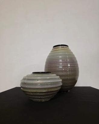Coppia Vasi Seguso Vetri d'arte Murano