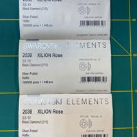 Strass termoadesivi Swarovski