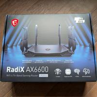 MSI RadiX AX6600 - Router Gaming Wi-Fi 6 Tri-Band 