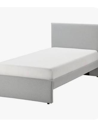 letto singolo in tessuto Ikea 