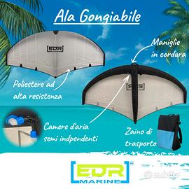 Wing foil-Vela gonfiabile con zaino di trasporto