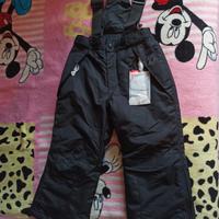 Pantaloni da neve sci bambino bambina