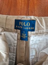 Pantaloni cotone Polo Ralph Lauren bambino 7 anni