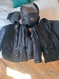 Set completo moto GIACCHE + ANTIPIOGGIA DAINESE