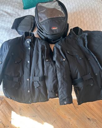 Set completo moto GIACCHE + ANTIPIOGGIA DAINESE