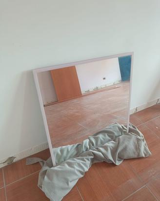Specchio da parete moderno - Cornice Glicine 76.5 
