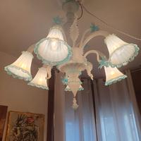 6 luci in vetro di murano