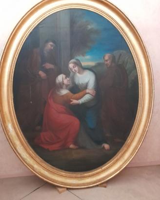 Grande pala d' altare dei primi 800