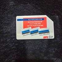 Scheda telefonica rara