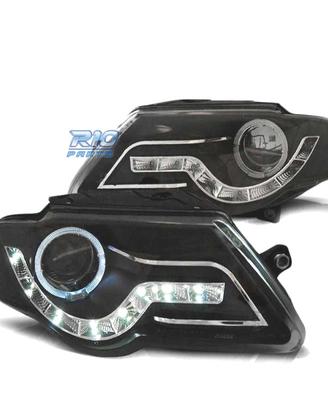 FARI DAYLIGHT OCCHI ANGEL VOLKSWAGEN VW PASSAT B6 