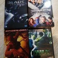 Dvd super eroi marvel. Spiderman. Hulk. Blade.xman