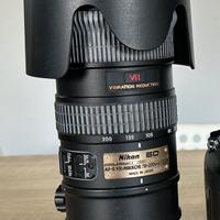 Obiettivo Nikon 70-200 2.8 VR con dock