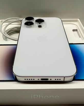 iPhone 14PRO 256GB Silver PARI AL NUOVO Batt Nuova