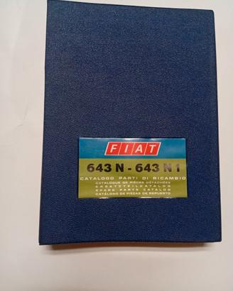 Fiat 643 N 643 N1 Catalogo Ricambi originale 1968