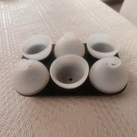 stampi sfera in silicone con base di supporto