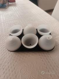 stampi sfera in silicone con base di supporto