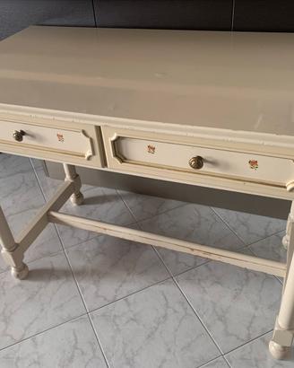 Scrivania legno con 2 cassetti