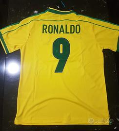 Maglia vintage brasile Ronaldo calcio 1998 nike