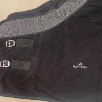 COPERTA PER CAVALLO NERA CON BRILLANTINI