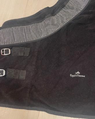 COPERTA PER CAVALLO NERA CON BRILLANTINI