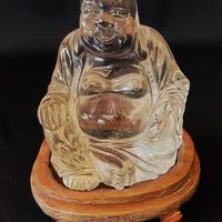 Antico Buddha cristallo di Rocca