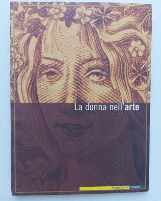 2002 folder filatelico "La donna nell'Arte"