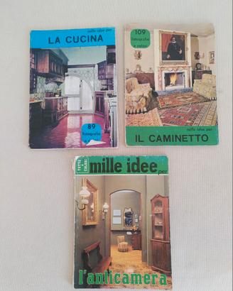 Tre riviste anni 70 arredamento Mille Idee