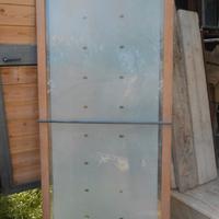 Porta scorrevole armadio legno. Porte a soffietto