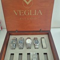 set orologi vintage citizen 21 e festina + box