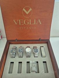 set orologi vintage citizen 21 e festina + box