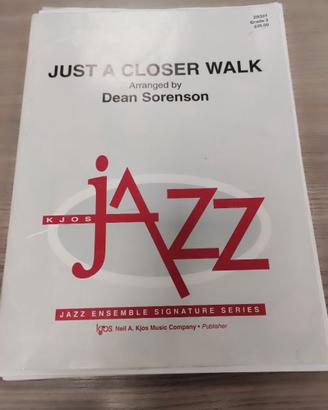 Partitura "Just a closer walk"