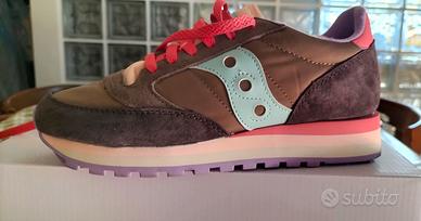 saucony originale triple womens medium Brown/ Aqua