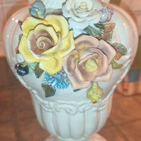 Vaso di ceramica Vintage di Bassano Del Grappa Anf