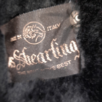 Giaccone in pelle foderato in pelo di marca