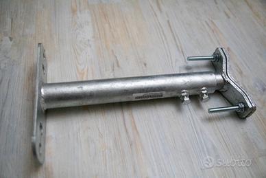 4 x Zanca telescopica pesante tubo tondo 35–60 cm