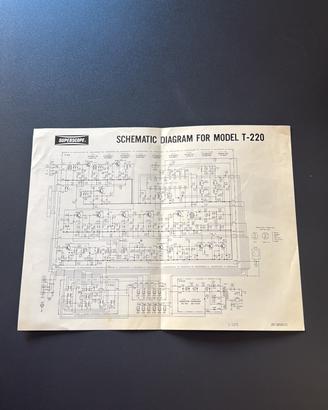 Schema Elettrico Originale Superscope T-220