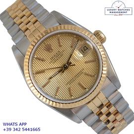 ROLEX Datejust 68273 Medium 31MM Tapestry Champagn