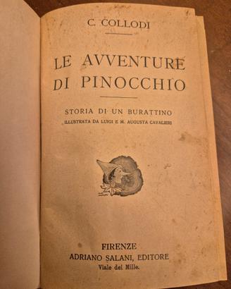 Collodi - Le avventure di Pinocchio - Salani 1934