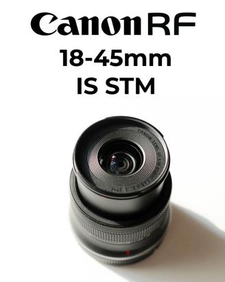 Canon RF-S 18-45mm f/4.5-6.3 IS STM per EOS R
