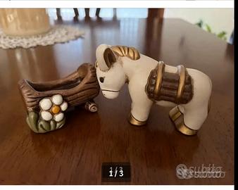 Thun Presepe Classico Asinello bianco e mangiatoia