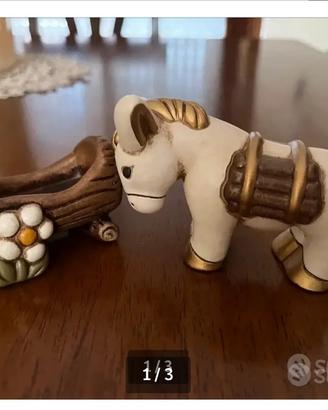 Thun Presepe Classico Asinello bianco e mangiatoia
