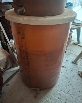Contenitore/Botte in vetroresina da 300 litri
